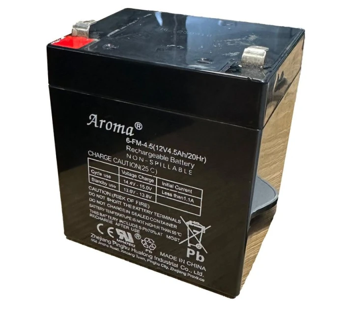 12 V 4,5 AH BATÉRIA