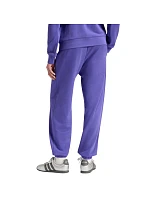 Dámske nohavice adidas Essentials Linear French Terry Cuffed, fialové, KF8363