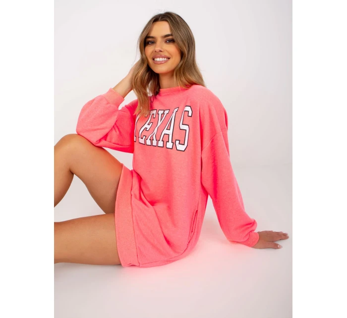 Mikina EM BL U719.82P fluo ružová