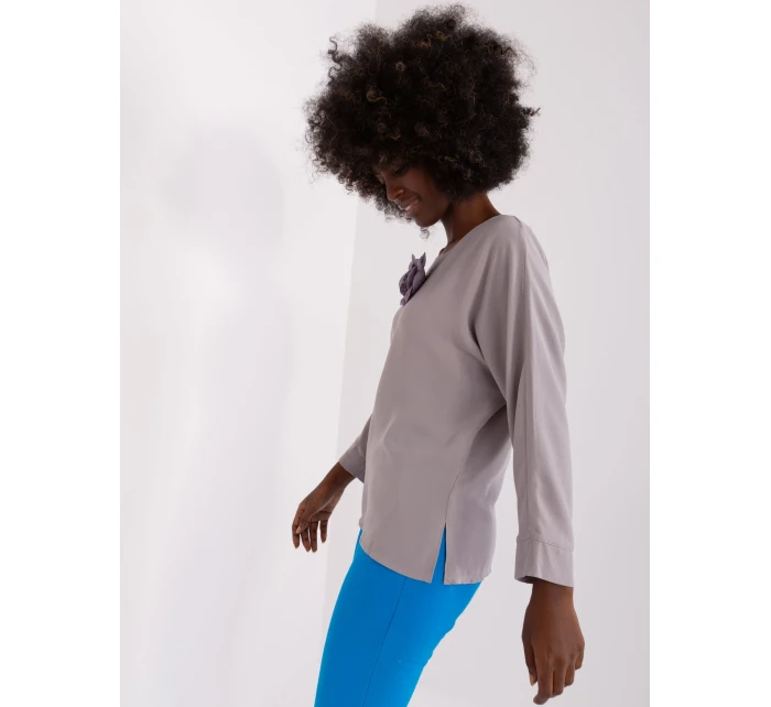 Blúzka LK BZ 506560.14P sivá