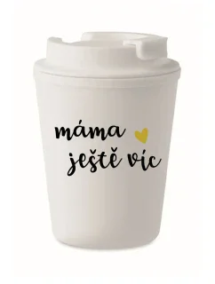 MAMA MORE - biely termohrnček 300 ml