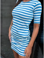 Dámske šaty TW SK 2092.83P white/blue - Mayflies