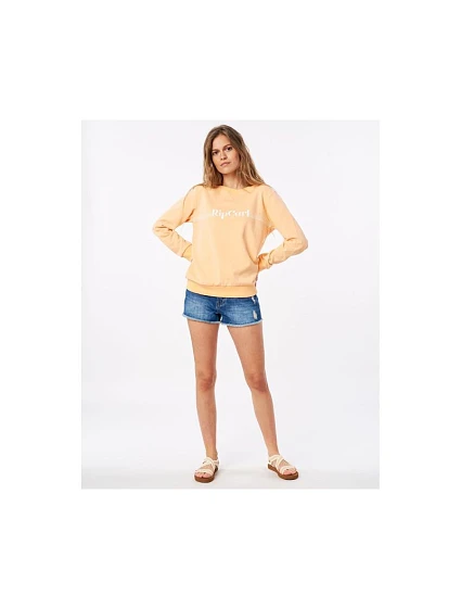 Mikina model 22191374 Crew jasně oranžová - Rip Curl Mikina model 22191374 Crew jasně oranžová - Rip Curl