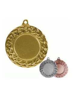 Zlatá medaila s miestom na emblém 25 mm - oceľová medaila