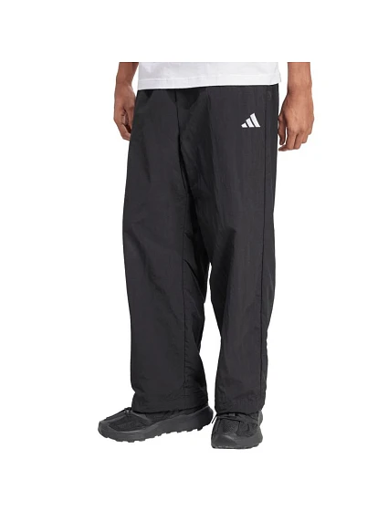 Pánske nohavice adidas Essential Small Logo Woven Open Hem, čierne, JM1778