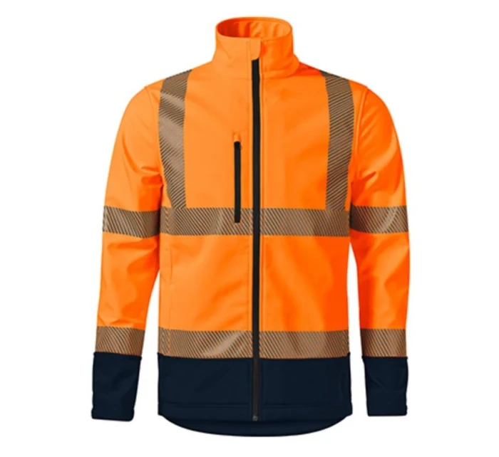 Rimeck HV Drop M MLI-5V398 fluorescenčná oranžová pánska bunda Rimeck HV Drop M MLI-5V398 fluorescenčná oranžová pánska bunda