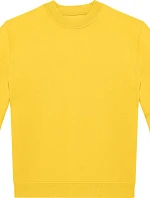B&C ID.332 Crew Unisex mikina 01.I332 žltá s bodkami