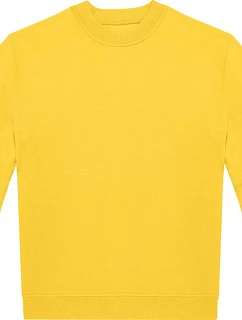 B&C ID.332 Crew Unisex mikina 01.I332 žltá s bodkami