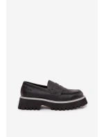 Dámské Mokasíny Na Platformě A Plochém Podpatku Big Star model 21705309 Černé - Big Star Shoes