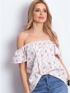 Blúzka 270 BZ 111580.00X bielo-ružová