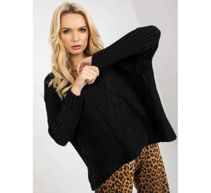 Dámsky sveter TW SW BI M903 33X čierny Dámsky sveter TW SW BI M903 33X čierny