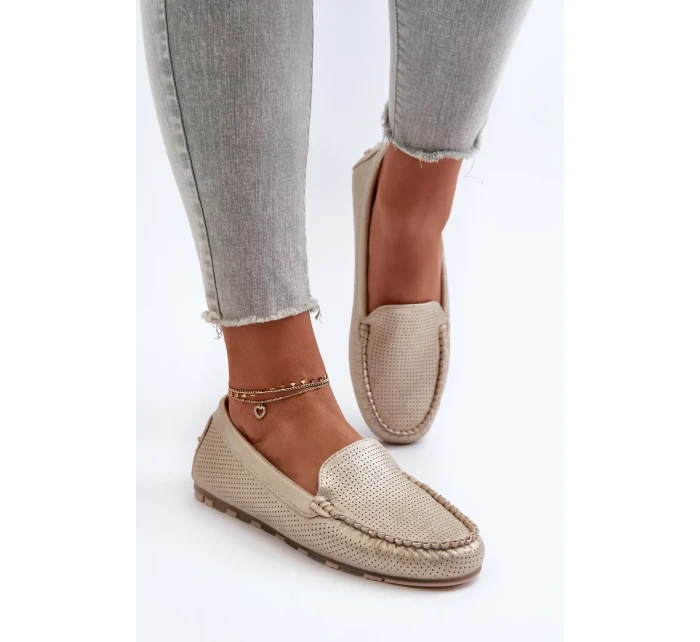Dámske mokasíny Złote Ranica