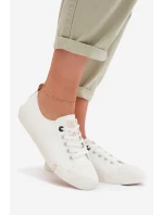 Dámské tenisky z eko kůže Big Star TT274023 Bílé