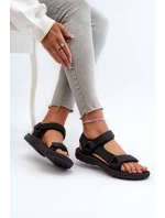 Dámske ľahké športové sandále čierne Lumeria Dámske ľahké športové sandále čierne Lumeria