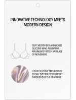 Dámska podprsenka Plunge Push-Up Bra Liquid Touch 000QF4083E2NT svetlo ružová - Calvin Klein