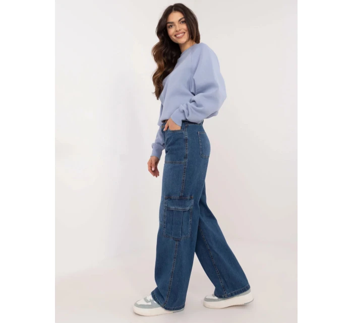 Džínsové nohavice D80016BD62458M294 modré - Sublevel Džínsové nohavice D80016BD62458M294 modré - Sublevel