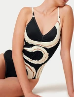 Dámske jednodielne plavky Summer Allure OP 01 black - Triumph