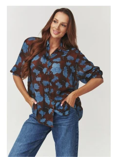 Košeľa s dlhým rukávom model 219728 Makadamia