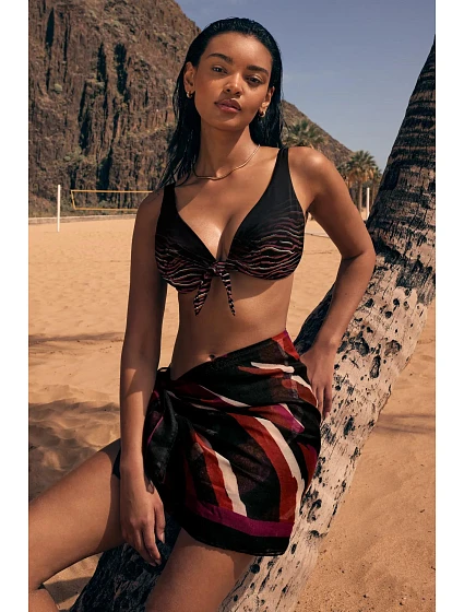 Plážové pareo MyWear - BROWN - TRIUMPH BROWN - TRIUMPH Plážové pareo MyWear - BROWN - TRIUMPH BROWN - TRIUMPH