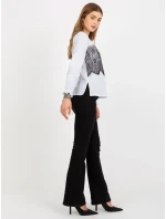 Blúzka LK BZ 506877 3.36P biela a čierna Blúzka LK BZ 506877 3.36P biela a čierna