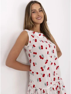 Sukienka LK SK biało czerwony model 21141992 - FPrice