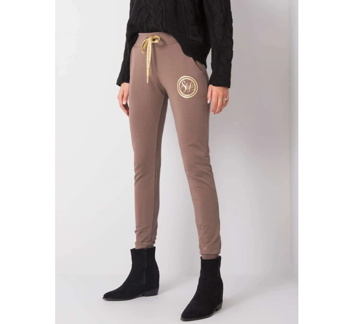 Tepláky RV DR model 14840046 hnědá - FPrice Tepláky RV DR model 14840046 hnědá - FPrice