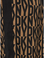 Dámske pyžamo YI90017 202 hnedé s potlačou - DKNY