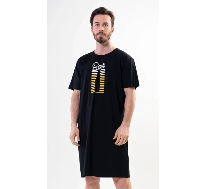 Pánska nočná košeľa s krátkym rukávom Beer