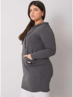 Tunika RV TU model 16738814 tmavě šedá - FPrice Tunika RV TU model 16738814 tmavě šedá - FPrice