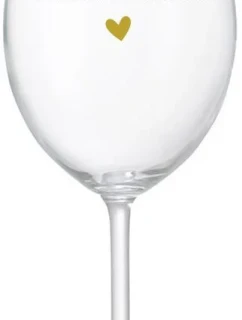 HLAVNĚ KLÍDEK... - čirá sklenice na víno 350 ml