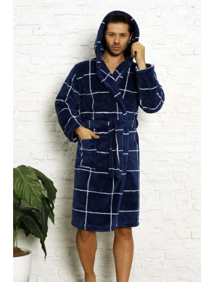 Pánský župan modrý model 19039292 - Cocoon Secret Pánský župan modrý model 19039292 - Cocoon Secret