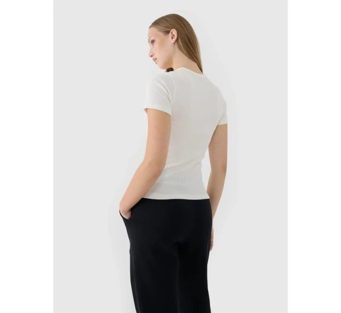 Dámské žebrované tričko model 21433266 - 4F Dámské žebrované tričko model 21433266 - 4F