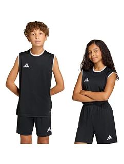 Adidas Entrada 26 detský dres bez rukávov čierny KB3933