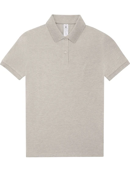 B&C My Polo 210 /women Dámske polo tričko z hrubej bavlny 01.W463 heather grey fog B&C My Polo 210 /women Dámske polo tričko z hrubej bavlny 01.W463 heather grey fog