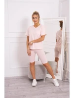 Súprava top+legíny púdrovo ružová Súprava top+legíny púdrovo ružová