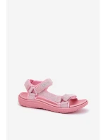 Dámské Sandály Materiálové Na   Růžové model 21693267 - Lee Cooper