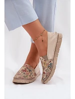 Dámske kožené slip-on topánky Maciejka 03512-67 multicolor