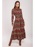 Maxi šaty s potiskem model 1 model 20082531 - STYLOVE