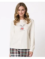Pyžamo Leveza 1806 Weronika, s dlhými rukávmi, veľkosti S–XL Pyžamo Leveza 1806 Weronika, s dlhými rukávmi, veľkosti S–XL