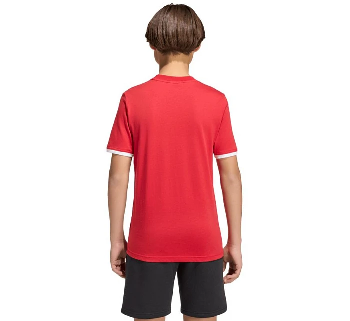 Adidas Detské tričko Entrada 26 Tee červená JZ6674