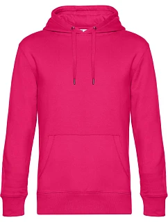 B&C KING Hooded_° Pánska mikina s kapucňou 01.U02K magenta ružová