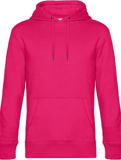 B&C KING Hooded_° Pánska mikina s kapucňou 01.U02K magenta ružová