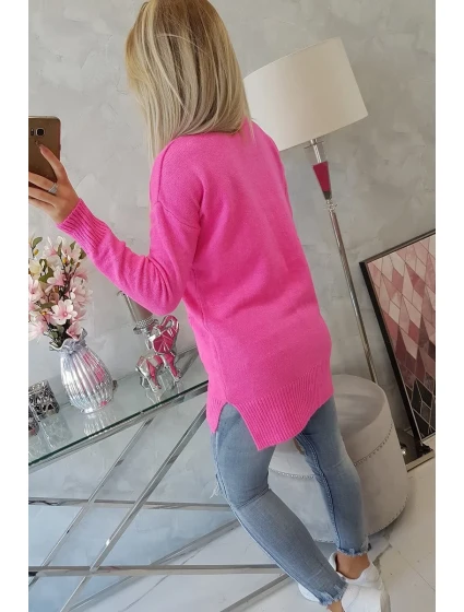 Stojanový sveter ružový