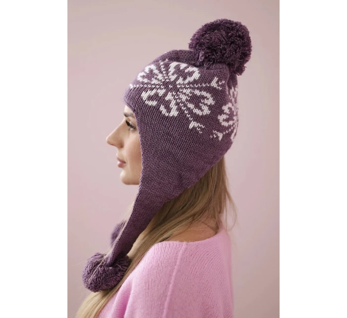 Dámske uši Balbina K381 fialové