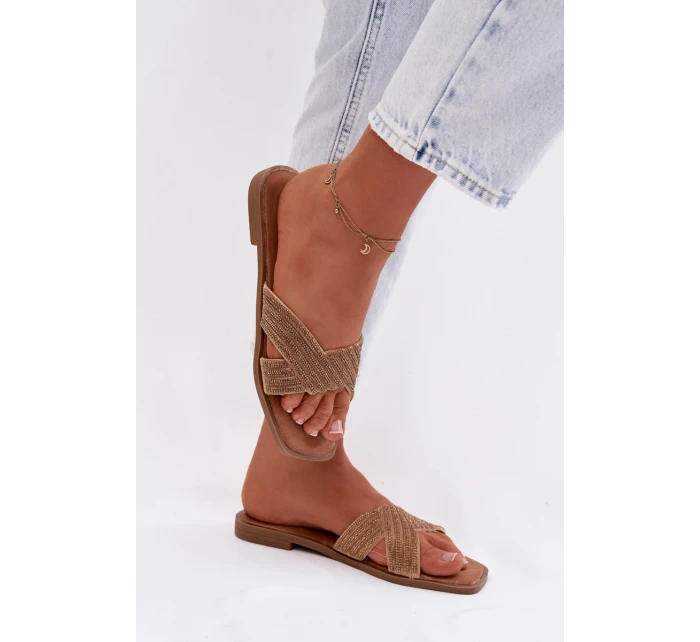 Dámské ploché žluté pantofle Zinnia Dámské ploché žluté pantofle Zinnia