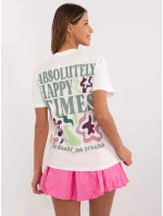 Tričko D12022AC02645G biele Tričko D12022AC02645G biele