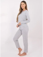 Piżama DU PI FP model 21800513 szary - FPrice