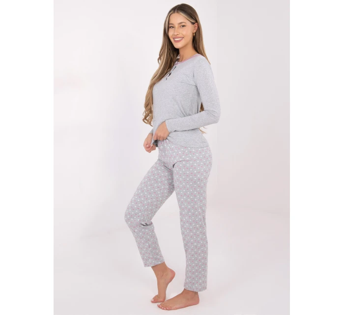 Piżama DU PI FP model 21800513 szary - FPrice