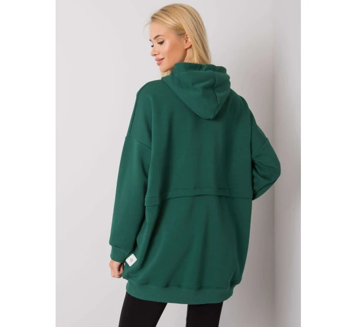 Mikina RV BL 7095.30P tmavo zelená