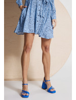 Monnari Košeľové šaty s nepravidelným vzorom Modré